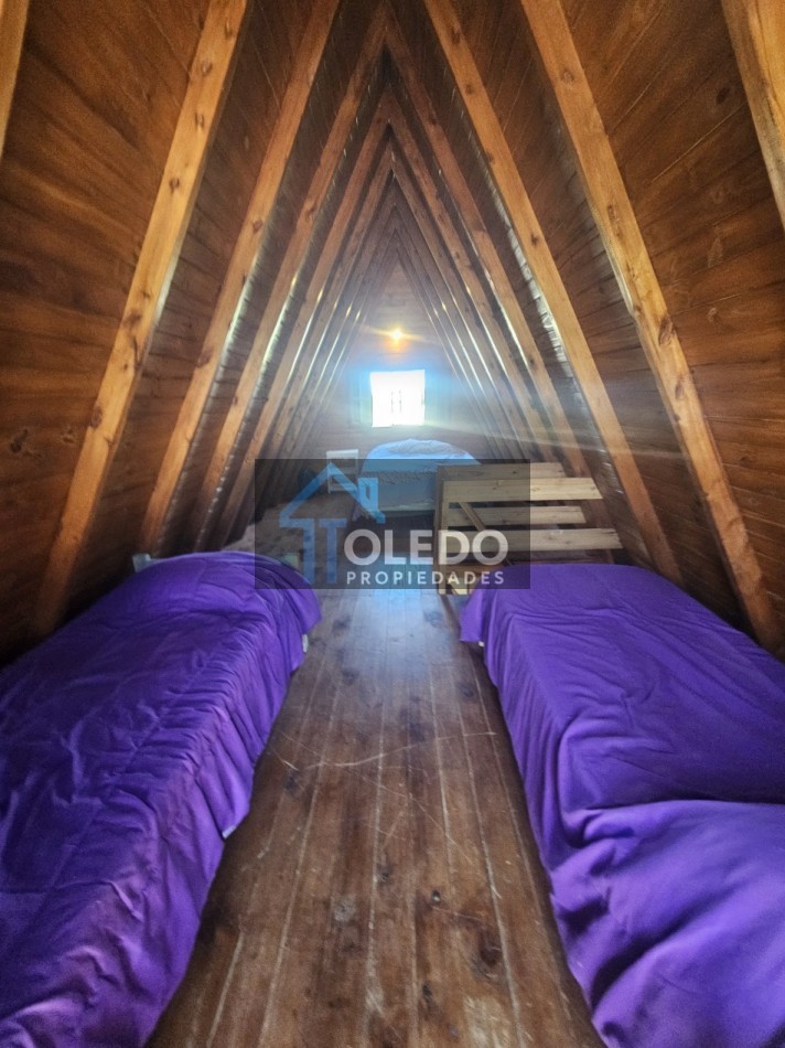 Cabaña en playa quequen