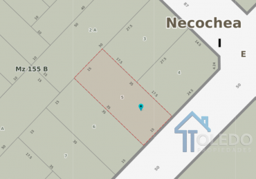 Dos lotes en venta en Necochea - calle 87 casi 50 y 50 casi 87